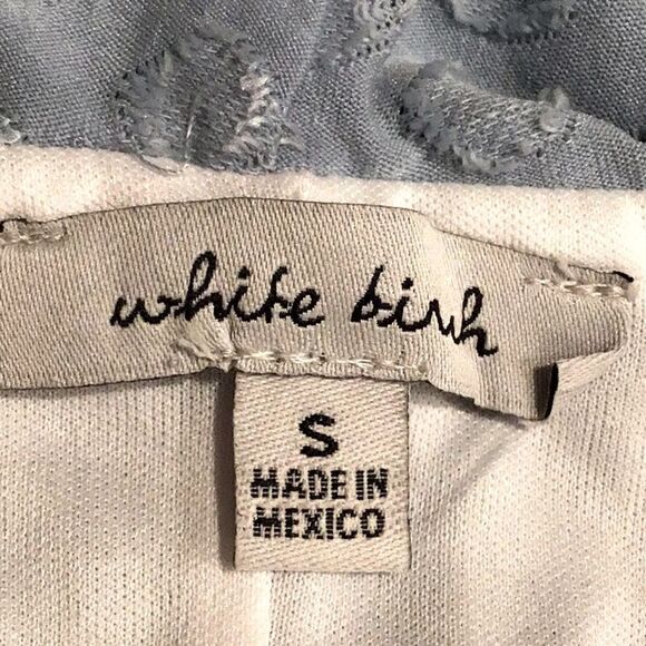 White Birch Pastel Blue You Can Count In It Mini Dress- NEW - Picture 11 of 12